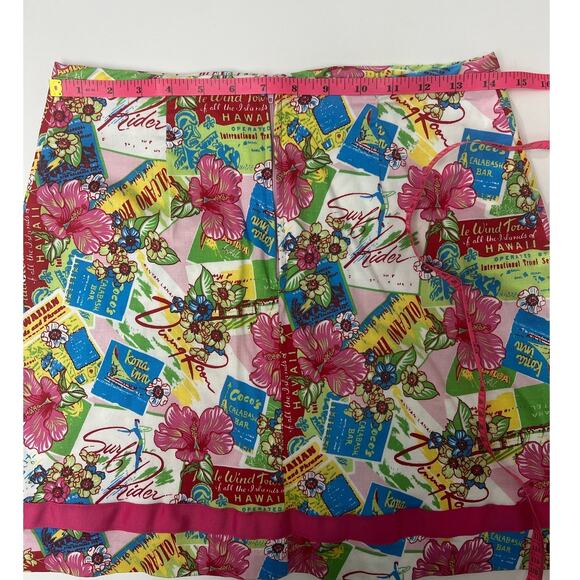 Bamboo Traders Women's Hawaiian-Themed Skort, Size 6 - Picture 4 of 7